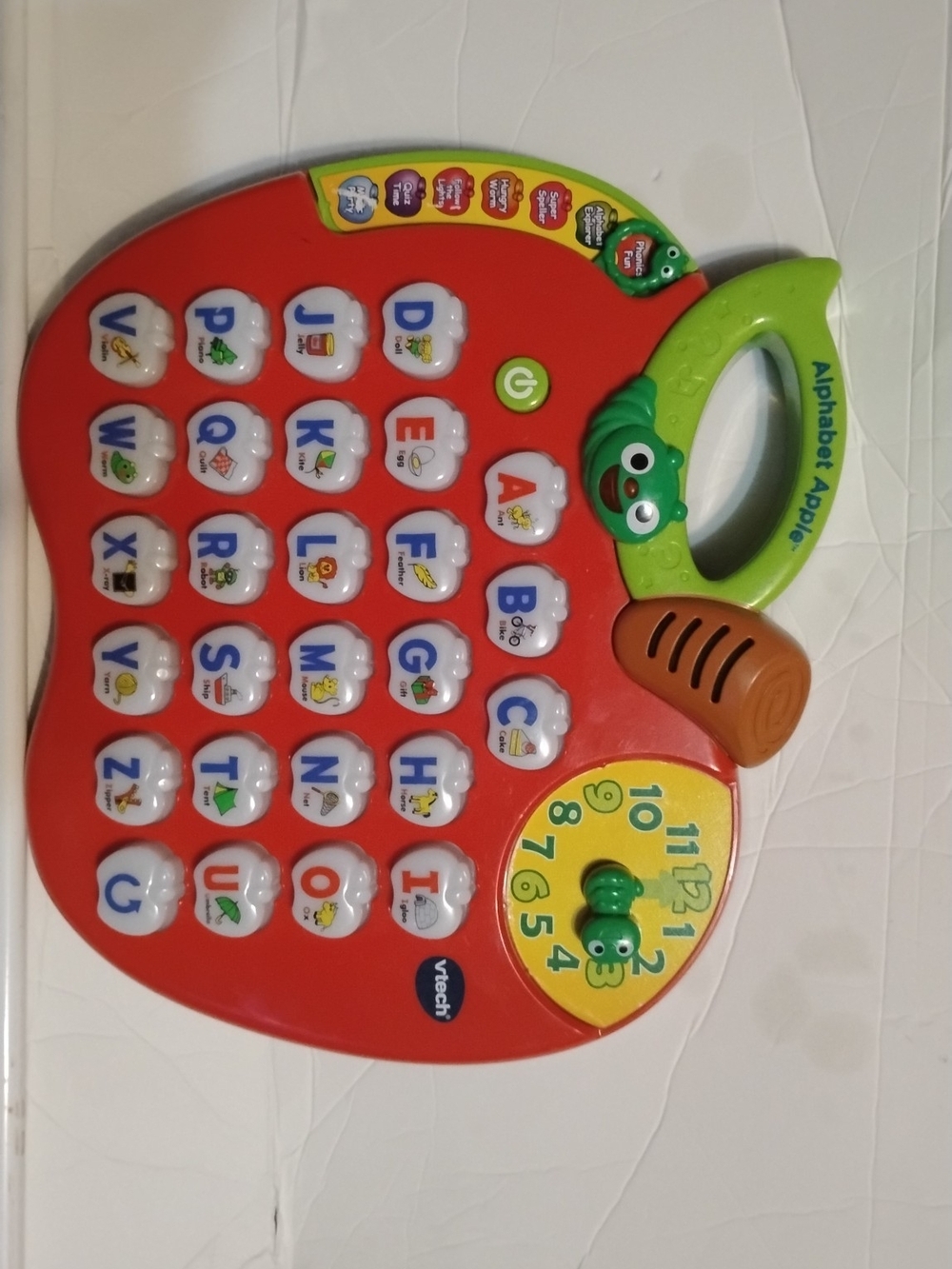 VTech Alphabet Apple Learning Toy - Red and Green